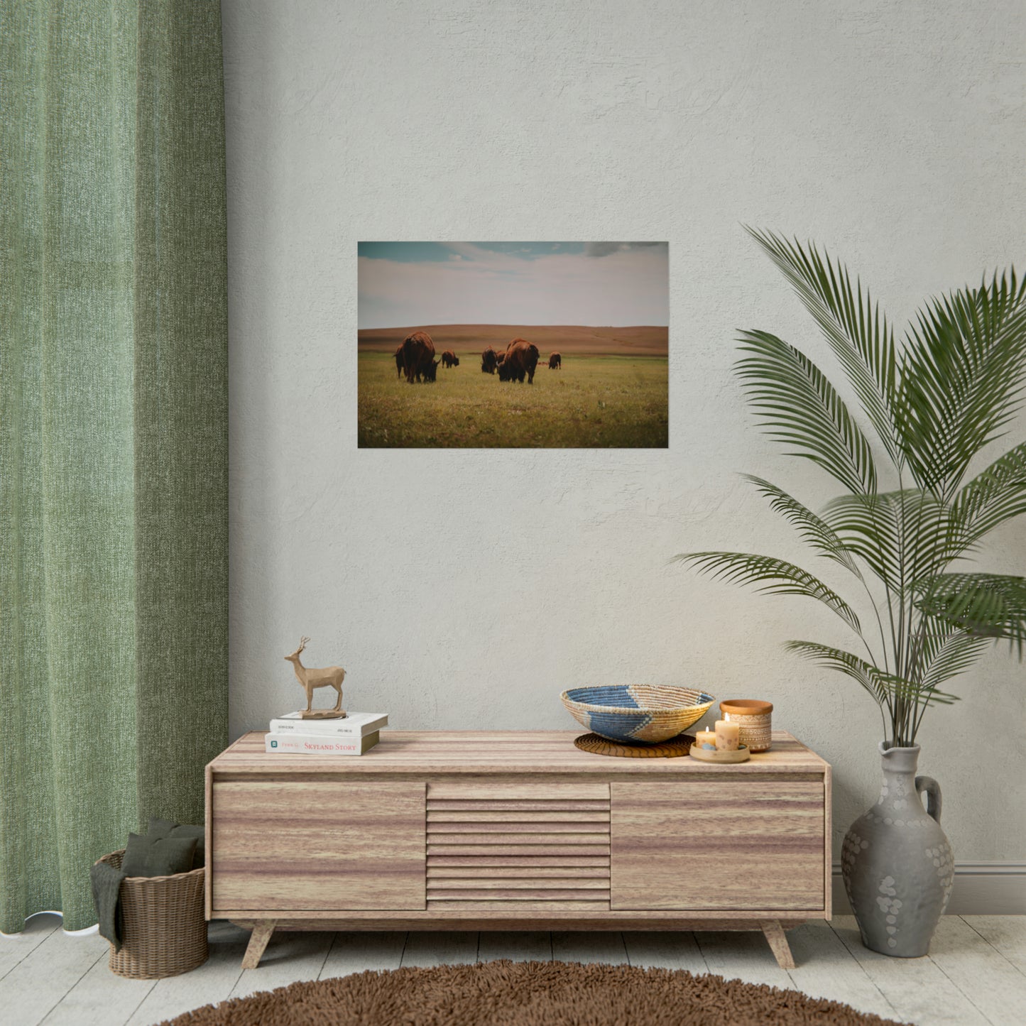 Bisons - Rolled Poster