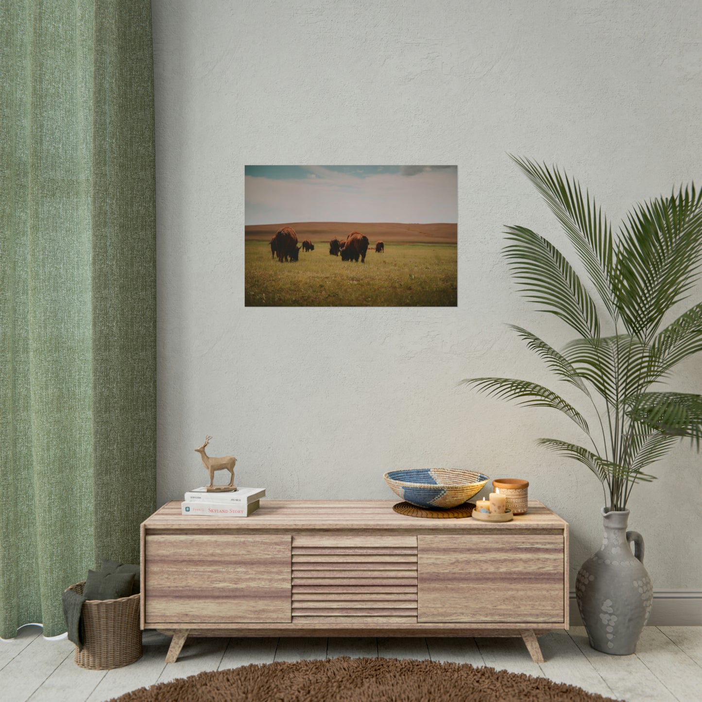 Bisons - Rolled Poster