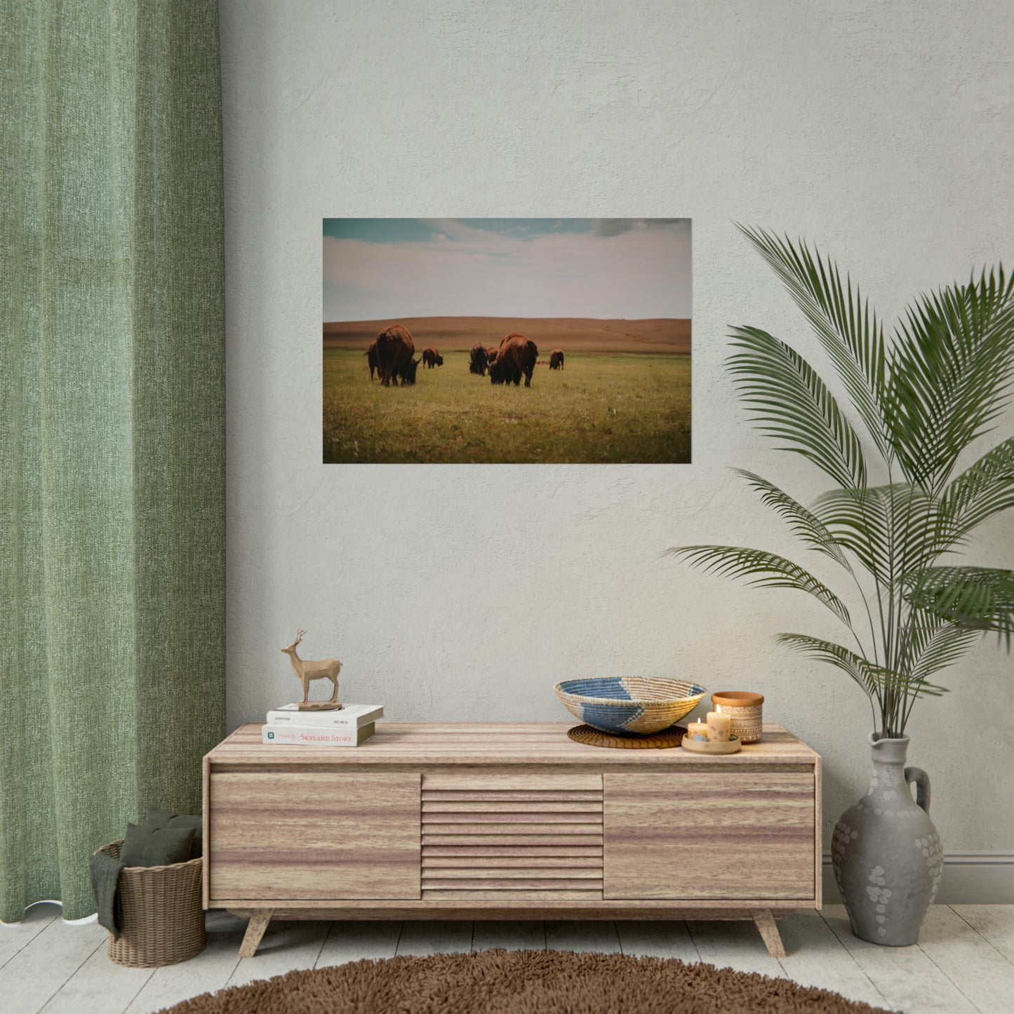 Bisons - Rolled Poster