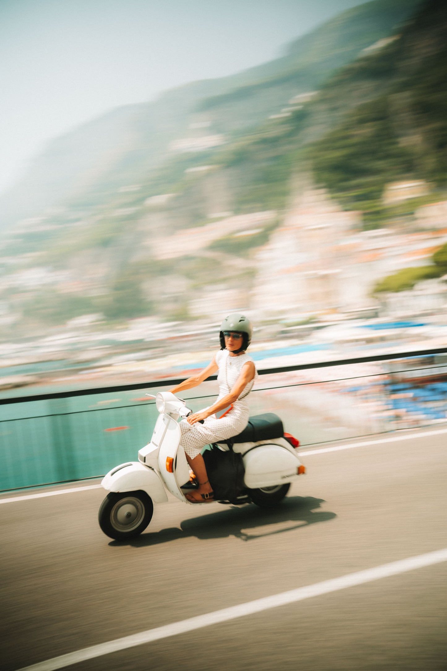 Riding Through Amalfi