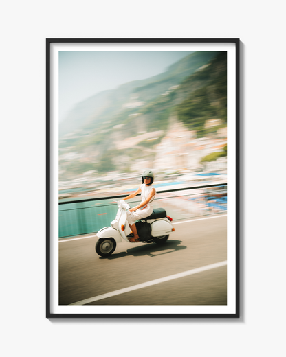 Riding Through Amalfi